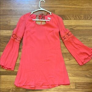 Altar'd State Pink Mini Dress with Chic Style